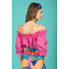 Chaton Clothing - Juana sleeve top (Dark Fuchsia)