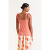 COMPANIA FANTASTICA Γυναικείο Τοπ με τιράντα  Orange bamboo top 52C/4113 (Κοραλλί)