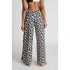 COMPANIA FANTASTICA Γυναικεία Παντελόνα Terrazzo print straight trousers 52C-11902 (Λευκό-Μαύρο)