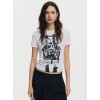 DESIGUAL Γυναικείο Βαμβακερό T-shirt C. Lacroix TS_TSOI 24WWTK90/1000 (Λευκό)