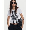 DESIGUAL Γυναικείο Βαμβακερό T-shirt C. Lacroix TS_TSOI 24WWTK90/1000 (Λευκό)