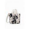 DESIGUAL Γυναικεία Τσάντα Bols No Name Valdivia Shoulder Bag White 38x27x13 23WAXP87-1002 (Λευκό)