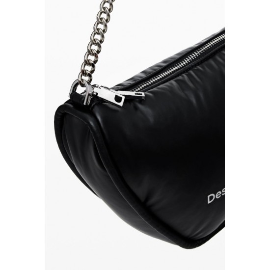 DESIGUAL Γυναικεία Τσάντα Crossbody Bag With Zipper LemonHeart 24WAXA37/2000 - Black (Μαύρο)