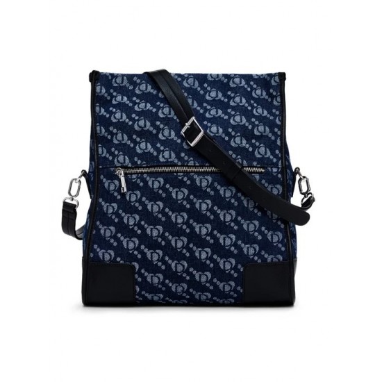 DESIGUAL Γυναικεία Τσάντα Ώμου Arco Loverty 24WAXA38/5008 - Navy Blue (Μπλε)