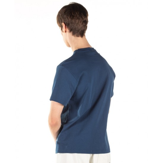 Franklin & Marsall Ανδρικό T-shirt Piece Dyed (Μπλε)