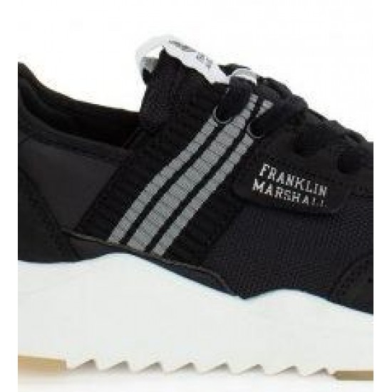 Franklin & Marshall Alpha Base Men's Sneaker FFIE00297-0003  (Black)