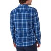 Funkybuddha Men's Checkered Shirt (Blue)