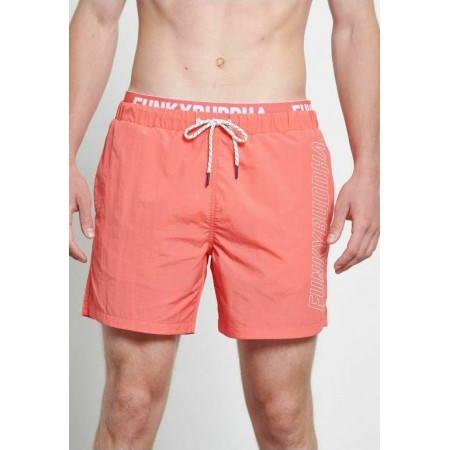 Funky Buddha Men Swimwear Coral Shorts