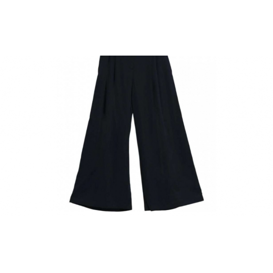 GANT Γυναικεία Βαμβακερή Παντελόνα Fluid Culotte Άνετη Γραμμή 4150346 433 Σκούρο Μπλε