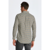 Gant Men's Regular Fit Cotton Twill Micro Multi Check Shirt 3230201 113 Eggshell