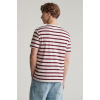 GANT Ανδρικό Βαμβακερό Ριγέ T-Shirt Κανονική Γραμμή 2003320 113 Λευκό GANT Ανδρικό Βαμβακερό Ριγέ T-Shirt Κανονική Γραμμή 2003320 113 Λευκό