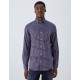 GANT Men's Regular Fit Cotton Twill Micro Multi Check Shirt 3230201 433 Evening Blue