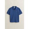 GANT Men's Cotton Regular Fit Shield Piqué Polo Shirt 2210 442 Vintage Blue
