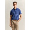 GANT Men's Cotton Regular Fit Shield Piqué Polo Shirt 2210 442 Vintage Blue
