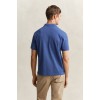 GANT Men's Cotton Regular Fit Shield Piqué Polo Shirt 2210 442 Vintage Blue