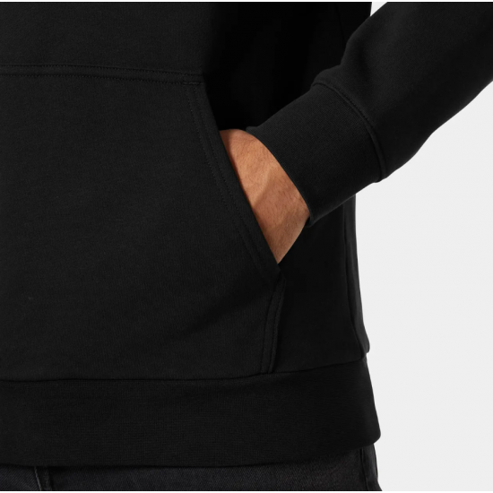 HELLY HANSEN Ανδρικό Βαμβακερό Φούτερ Core Graphic Hoodie Regular Fit 54524-994 Black (Μαύρο)