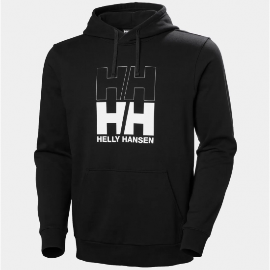 HELLY HANSEN Ανδρικό Βαμβακερό Φούτερ Core Graphic Hoodie Regular Fit 54524-994 Black (Μαύρο)