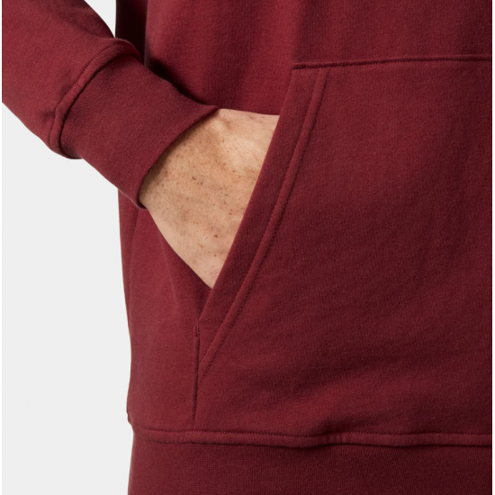 HELLY HANSEN Ανδρικό Βαμβακερό Φούτερ Nord Graphic Pull Over Hoodie Regular Fit 62975-180 Mars Red (Μπορντό)