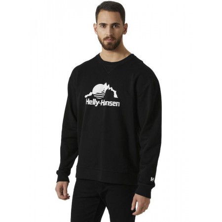 HELLY HANSEN Ανδρικό Φούτερ Crew-Neck Sweater Regular Fit 53891-992 Black (Μαύρο)