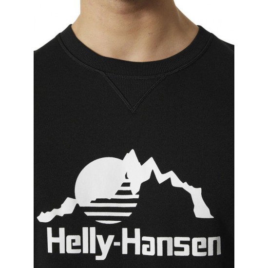 HELLY HANSEN Ανδρικό Φούτερ Crew-Neck Sweater Regular Fit 53891-992 Black (Μαύρο)