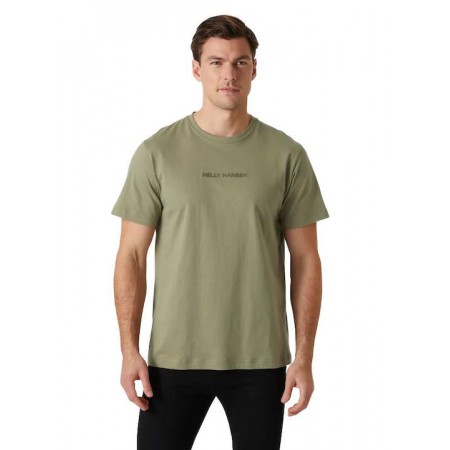 Helly Hansen Ανδρικό Core T-Shirt με Λογότυπο HEH Logo 54598-421 (Χακί)
