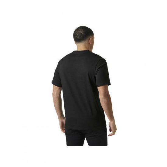 Helly Hansen Ανδρικό T-Shirt με Λογότυπο HH BOX 54597-990 (Μαύρο)