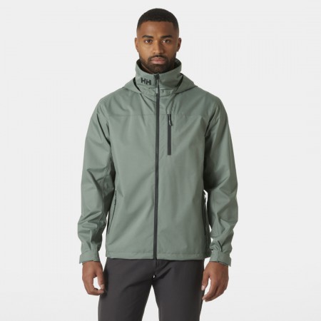 HELLY HANSEN Ανδρικό Αδιάβροχο Μπουφάν Crew Hooded Jacket 2.0 34443-485 (Cactus Grey)