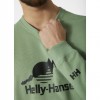 HELLY HANSEN Ανδρικό Φούτερ Crew-Neck Sweater Regular Fit 53891-408 Green (Πράσινο)