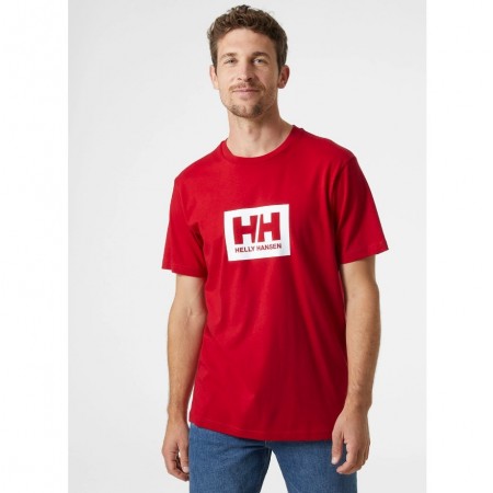 Helly Hansen Ανδρικό T-shirt  HEH BOX T 53285-162 (Κόκκινο)