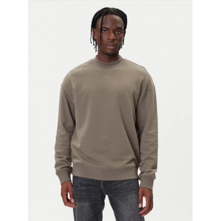 HUGO Ανδρικό Βαμβακερό Φούτερ Dapocrew Relaxed Fit 50525892 032 (Γκρί)