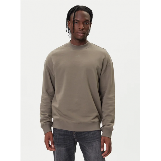 HUGO Ανδρικό Βαμβακερό Φούτερ Dapocrew Relaxed Fit 50525892 032 (Γκρί)