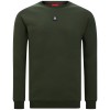 HUGO Ανδρικό Βαμβακερό Φούτερ Λαιμόκοψη Relaxed Fit Sweatshirt Dettil 50533689 309 Πράσινο