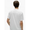 HUGO Ανδρικό Βαμβακερό T-Shirt Dulivio Κανονική Γραμμή 50467556 100 (Λευκό/Κόκκινο)