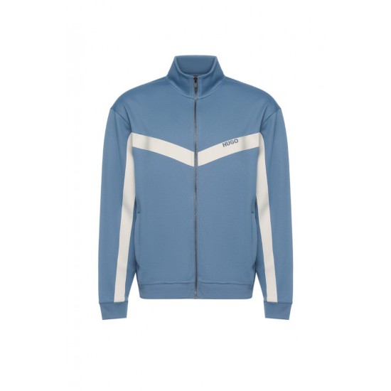 HUGO Ανδρική Ζακέτα Darti  Relaxed Fit 50549418 496 (Open Blue)