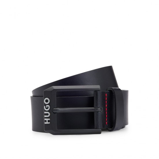HUGO Ανδρική Δερμάτινη Ζώνη Gelio-B_Sz40 50503404 001(Black)