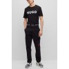 HUGO Ανδρικό Βαμβακερό T-shirt Regular Fit Dulivio 50467556 002 (Μαύρο)