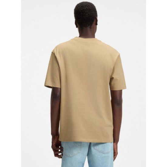 HUGO Ανδρικό Βαμβακερό T-Shirt Dapolino Relaxed Fit 50488330 269 (Medium Beige)
