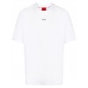HUGO Ανδρικό Βαμβακερό T-Shirt Dapolino Relaxed Fit 50488330 100(Λευκό)