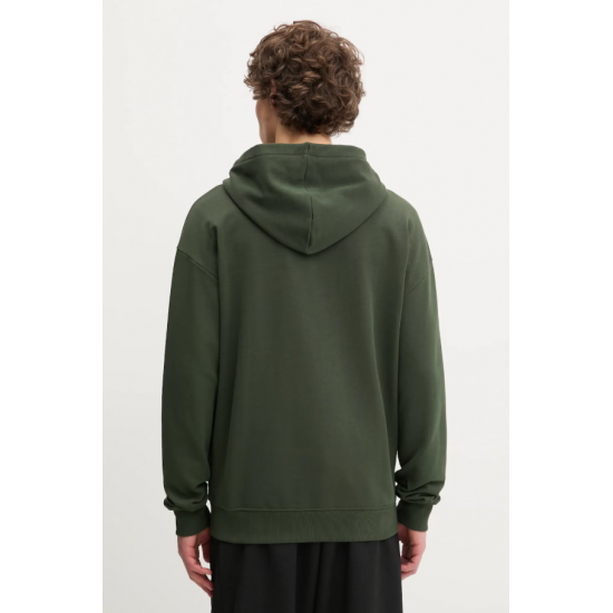 HUGO BOSS Ανδρική Βαμβακερή Ζακέτα με κουκούλα Relaxed Fit Dapozip 50548651 309 (Χακί)