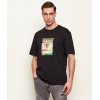 HUGO Ανδρικό Βαμβακερό T-Shirt Damoru Regular Fit 50557679-001 (Black)