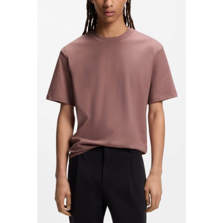 HUGO Ανδρικό Βαμβακερό T-Shirt Dapolino Relaxed Fit 50488330 236 (Light Pastel Brown)