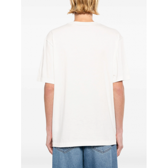 HUGO Ανδρικό Βαμβακερό T-Shirt Damoru Regular Fit 50557679-102(Natural)