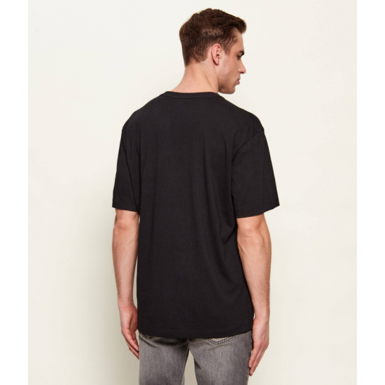 HUGO Ανδρικό Βαμβακερό T-Shirt Damoru Regular Fit 50557679-001 (Black)