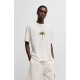 HUGO BOSS Ανδρικό Βαμβακερό T-Shirt Duwom Relaxed Fit 50538972-102 (Λευκό)