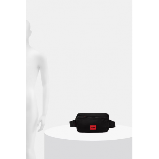 HUGO Ανδρική Τσάντα Μέσης Ethon 3.0_NEW bmbg C 50563635 001 Μαύρη