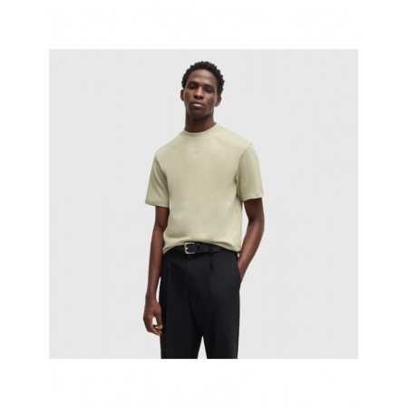 HUGO BOSS Ανδρικό Βαμβακερό T-Shirt Dapolino Relaxed Fit 50488330 391 (Light Green)