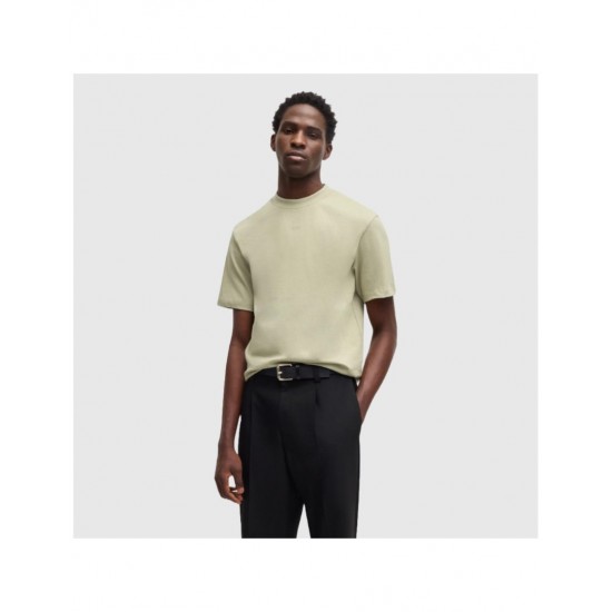 HUGO BOSS Ανδρικό Βαμβακερό T-Shirt Dapolino Relaxed Fit 50488330 391 (Light Green)