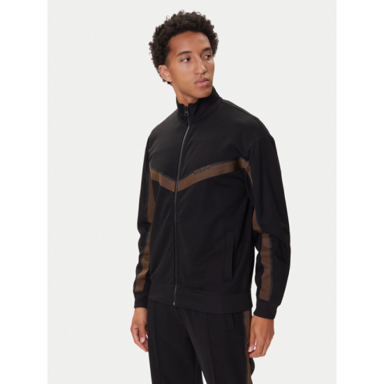 HUGO BOSS Ανδρική Ζακέτα Relaxed Fit Dingmoor 50542833 001 (Μαύρο)