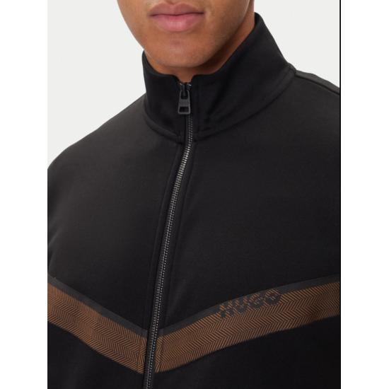 HUGO BOSS Ανδρική Ζακέτα Relaxed Fit Dingmoor 50542833 001 (Μαύρο)