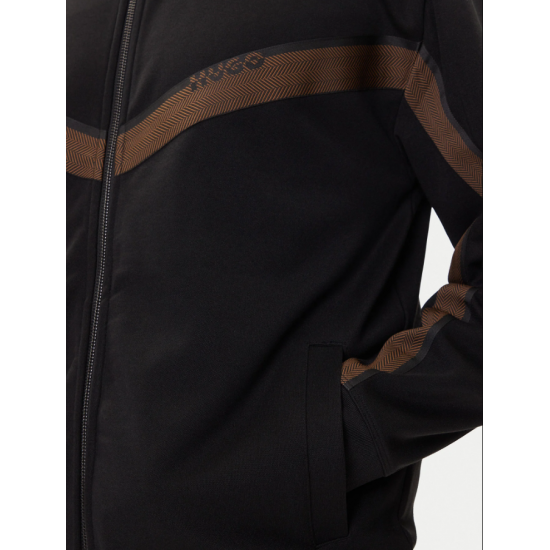 HUGO BOSS Ανδρική Ζακέτα Relaxed Fit Dingmoor 50542833 001 (Μαύρο)